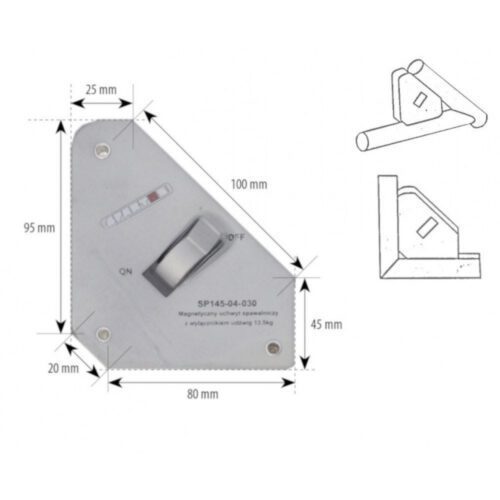 Spartus Uhlový magnet 25kg