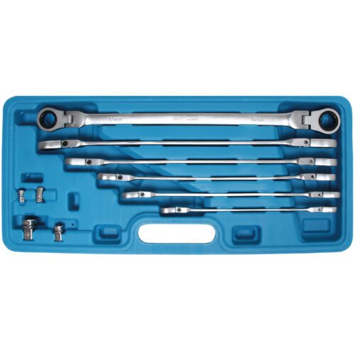 Súprava obojstranných račňových kĺbových kľúčov BGS 1541 | 8 - 19 mm | 10dielna BGS1541