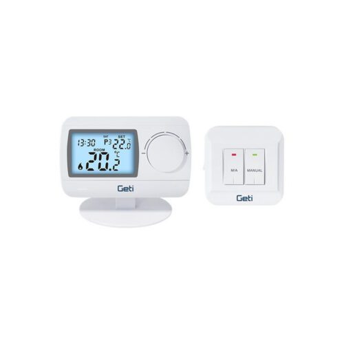 Termostat GETI GRT03 bezdrôtový programovateľný 7denný 06444006