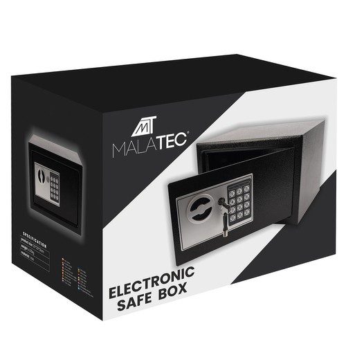 Trezor Malatec 22627 10L - elektronický zámok a núdzový kľúč – Obrázok 2