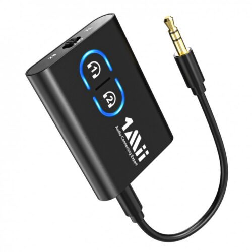1Mii ML300 Bluetooth 5.3 aptX 2v1 RCA jack audio vysielač a prijímač