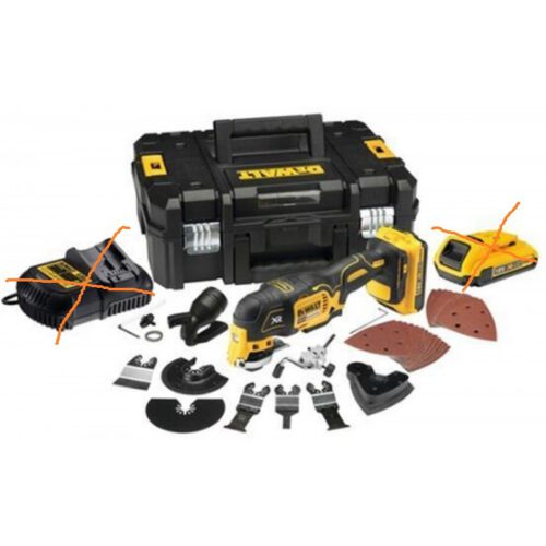 Aku bezuhlíková oscilačná multibrúska DeWALT DCS353NT 12 V (bez akumulátora a nabíjačky) DCS353NT