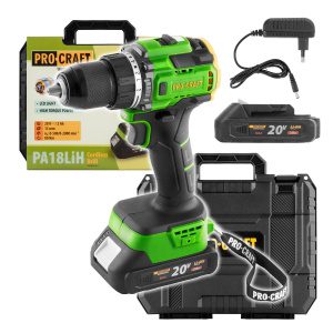 Aku vŕtací skrutkovač Procraft PA18LiH | PA18LiH-1B-C PA18LiH-1B-C