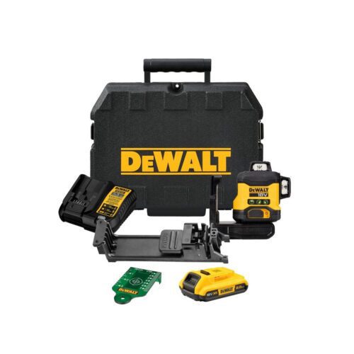 Aku zelený krížový laser 3x 360 ° 18 V DeWALT DCLE34031D1 DCLE34031D1