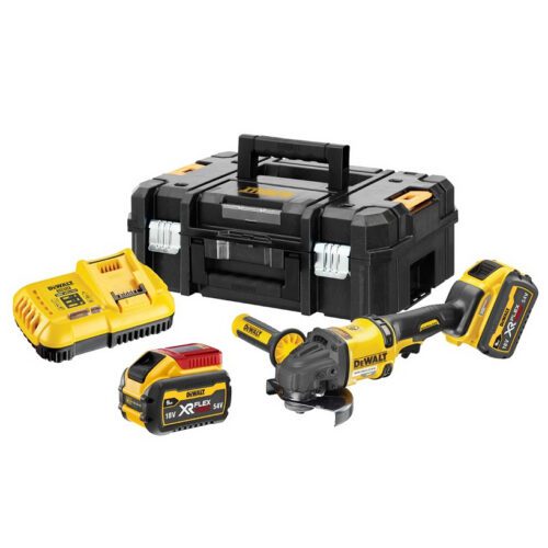Akumulátorová uhlová brúska 125mm DeWALT DCG418X2 FLEXVOLT XR 54V 2x Li-Ion 9