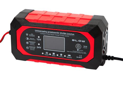 Automatická nabíjačka 12V/8A-24V/4A BLOW – Obrázok 2