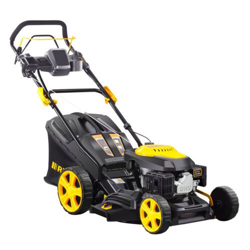 Benzínová kosačka na trávu Riwall PRO RPM 4735 E 4v1 s pojazdom a elektroštartom PM12B2301027B