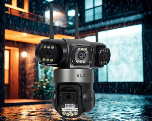 Blow V-236B 6MP WiFi IP kamera s 3 objektívmi a PTZ – Obrázok 2