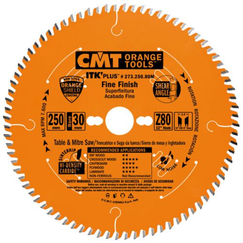 CMT Orange Tools CMT ITK Ultra tenký kotúč pre priečne finálne rezy - D190x1
