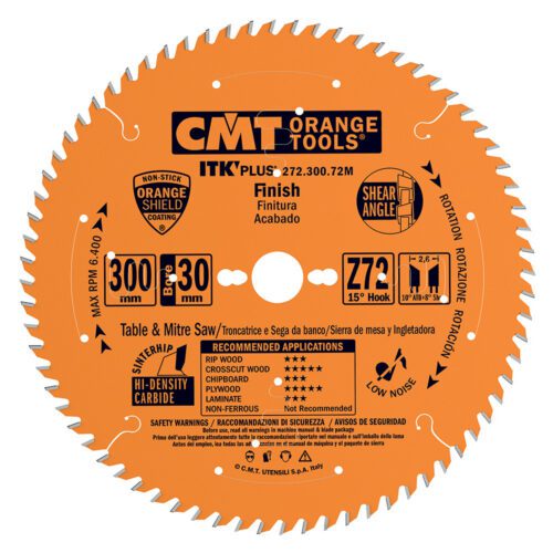 CMT Orange Tools CMT ITK Ultra tenký kotúč pre priečne rezy - D250x2
