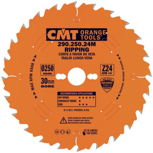 CMT Orange Tools CMT Orange Pílový kotúč pre pozdĺžne rezy - D250x2