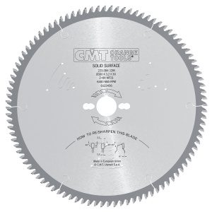 CMT Orange Tools CMT Pílový kotúč pre Corian a hrubostenné plasty - D160x2