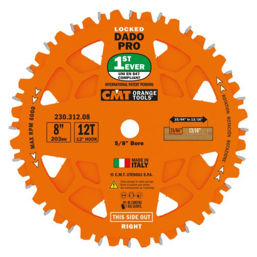 CMT Orange Tools CMT Sada drážkovacích kotúčov DADO PRO - D203x6