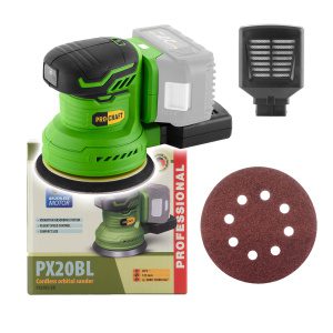 Excentrická aku brúska Procraft PX20BL (bez batérie a nabíjačky) | PX20BLbb PX20BLbb