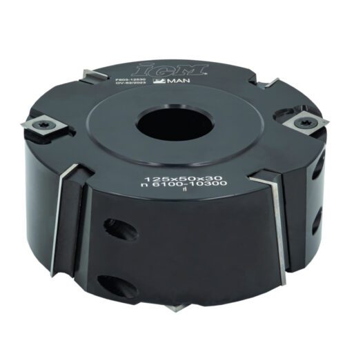 IGM F603 Obrubovacia fréza so šikmými zubami MAN - D125x50 d30 Z4 V4 ALU F603-12530