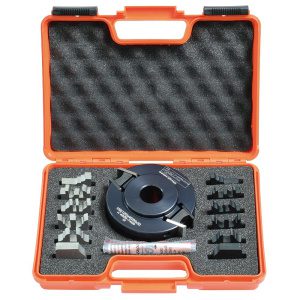 IGM Univerzálna sada na frézovanie dverí 7 kusov MAN - D120x40-50 d30 ALU F021-12030S01