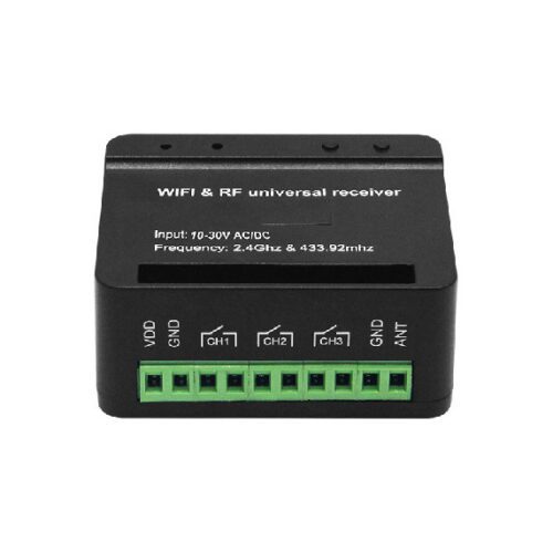 IN WiFi / RF prijímač 553055 s 1 až 3 relé kanálmi pre pohony brán