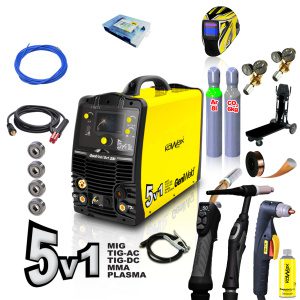 KOWAX GeniWeld5v1 200 + kukla PANTER + redukčný ventil CO2 + redukčný ventil Ar+CO2 + plná tlak.fľaša CO2 8l KWXSTGW5IN1_S02