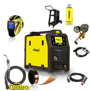 KOWAX KOWAX Zvárací invertor GeniMig 240DP SET4QbL (MIG/MAG/LiftTIG/MMA) KWXSTGM240DP_S04QBL