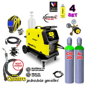 KOWAX Zvárací invertor GeniMig 270DP SET4Q (MIG/MAG/LiftTIG) KWXSTGM270DP_S04Q