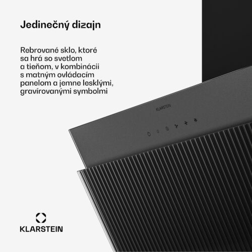 Klarstein Wavyn šikmý digestor | Režimy odsávania a recirkulácie | Vysokokvalitný dizajn | 661 m³/h | 60 cm – Obrázok 2
