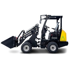 Kolesový nakladač BAUGARDEN BGKN26 Kubota + lyžica 1250mm + hydroupinák 8002BGKN26KU