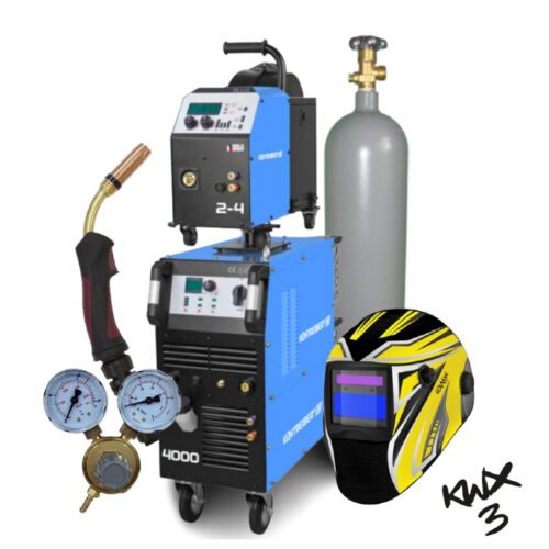 Kühtreiber Invertor KITIN 4000SW SYNERGIC + Podávač KITin 2-4EW Synergic + Prepoj 5mW + Horák + Kukla + r. ventil + Co2 fľaša plná SESTAVA068710354set4