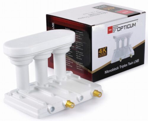 LNB Triple Monoblock 3° Twin Opticum ROBUST