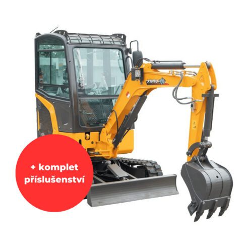 Minibager Baugarden BG2800.01 zvýhodnený set s pevnou lyžicou 1000mm 8001BG280001KUSET01