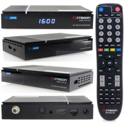 Octagon SX98 V2 4K WL UHD S2+IP – Obrázok 2