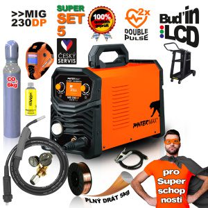 PANTERMAX MIG230DP invertorová zváračka MIG/TIG/MMA SET5 PMMIG230DP_S05