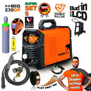 PANTERMAX MIG230DP invertorová zváračka MIG/TIG/MMA SET6 PMMIG230DP_S06