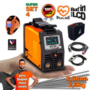 PANTERMAX Pulzný zvárací invertor MMA200pulse SET4 (MMA/TIG) PMMMA200PULSE_S04