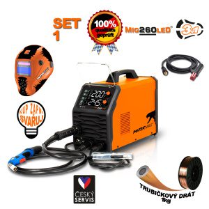 PANTERMAX Zvárací invertor MIG260LED SET1 (MIG/MMA/TIG) PMMIG260LED_S01