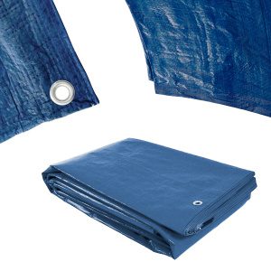 Plachta Procraft BT10x15 50g/m2 nepremokavá s okami 10x15m modrá | BT10x15 BT10x15