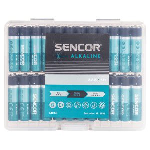 Sencor SBA LR03 48 BOX Alkalická batéria LR03 AAA