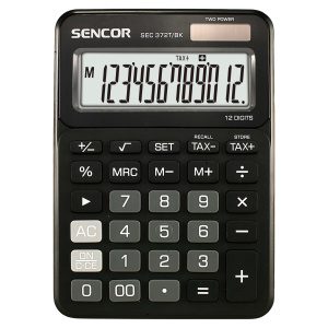 Sencor SEC 372T/BK Stolná kalkulačka