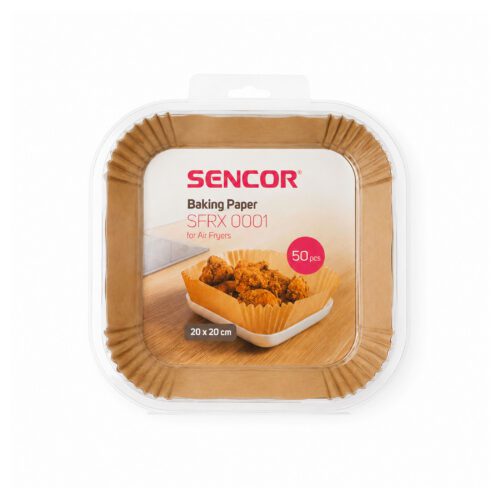 Sencor SFRX 0001 20x20 cm Papier na pečenie do teplovzdušnej fritézy