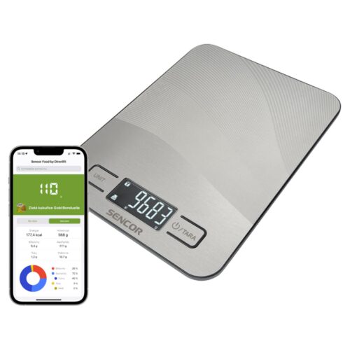 Sencor SKS 8080 Inteligentná Bluetooth kuchynská váha 10kg