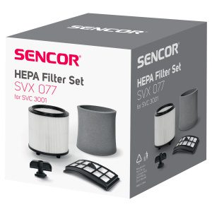 Sencor SVX 077HF HEPA Súprava filtrov s uzamykacím systémom