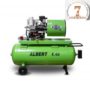 Skrutkový kompresor Atmos ALBERT E.39 + Vzdušník E.39V