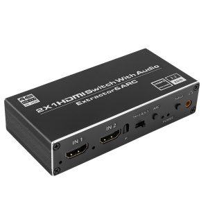 Spacetronik SPH SAE07 HDMI prepínač a 4K audio extraktor ARC