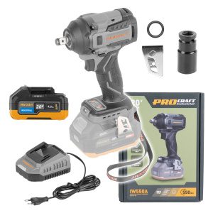Súprava aku rázový uťahovák Procraft Industrial IW550A + batéria 20/4 Industrial a nabíjačka C20/2 | SIW550Abb/20-4indu/C20-2 SIW550Abb/20-4indu/C20-2
