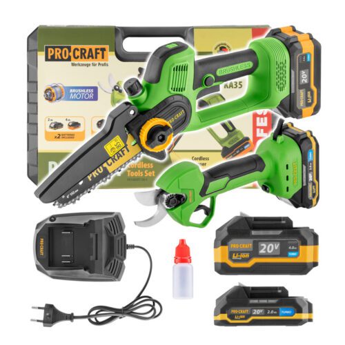 Súprava aku ručná pílka PKA35Li a nožnice na vetvy ES25Li Procraft PA168SET | PA168SET PA168SET