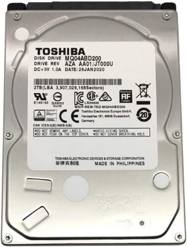 Toshiba MQ04ABD200 2TB 2