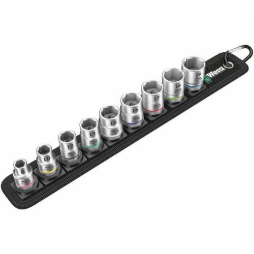 Wera 003973 Nástrčné hlavice Zyklop 3/8" Belt B 4 s funkciou držania (sada 9 ks) 05003973001