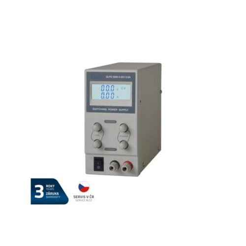 Zdroj laboratórne GETI GLPS 3005 0-30V/0-5A 04220164