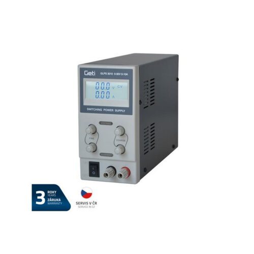 Zdroj laboratórne GETI GLPS 3010 0-30V/0-10A 04220168