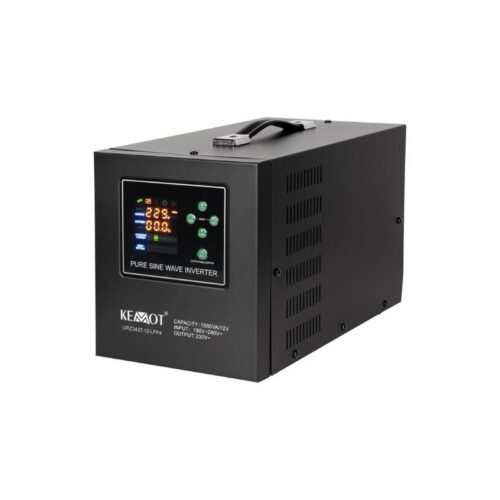 Zdroj záložný KEMOT PROsinus-1500-LFP4 12V 230V 1500VA 1050W Black URZ3427-12-LFP4 08840407