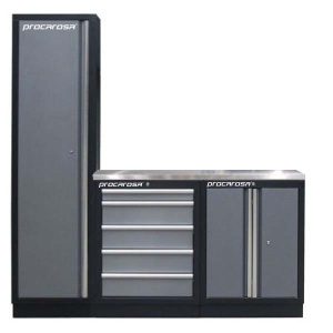 Zostava dielenského nábytku Procarosa PROFI TGBC-130500 Pracovná doska:: nerezová TGBC-130500-N